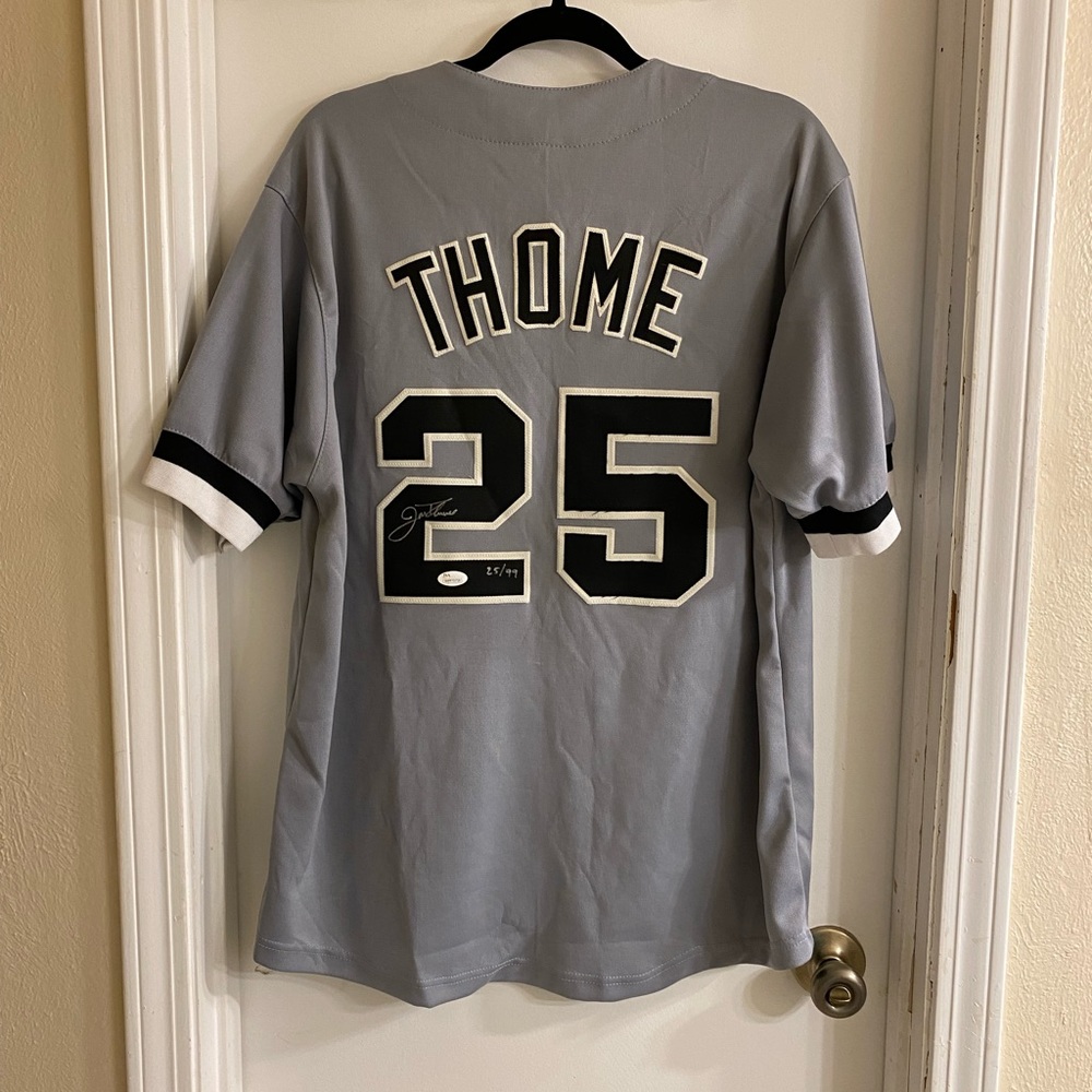 Jim Thome Chicago White Sox Signed Autographed Jersey CHI TOWN Limited Edition